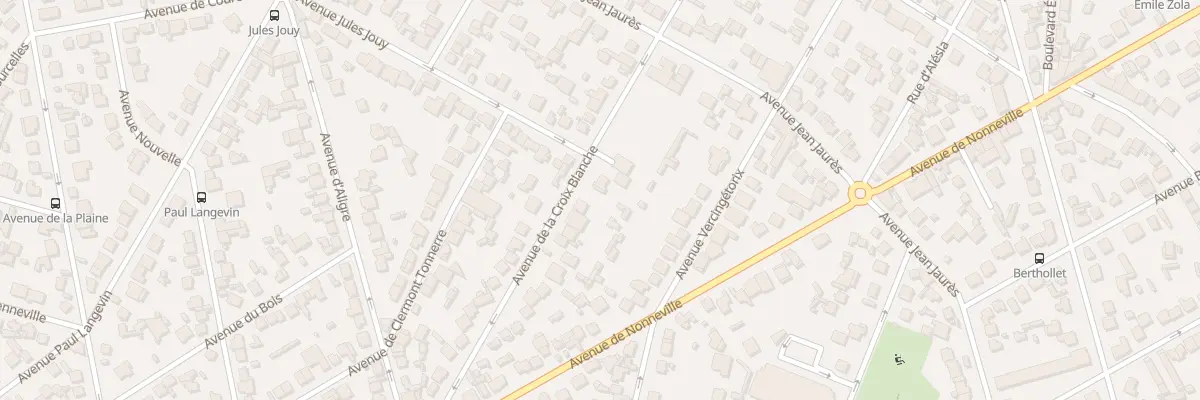 Plan du 85 Av de la Croix Blanche à Aulnay-sous-Bois