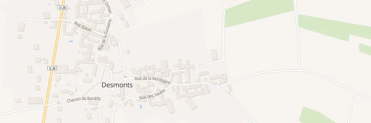 Plan du 3 Imp du Bonnet à Desmonts