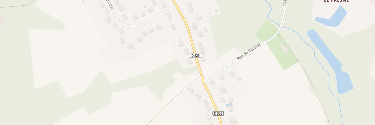 Plan du 77 Rue du Champ Saint-vaast à Angicourt