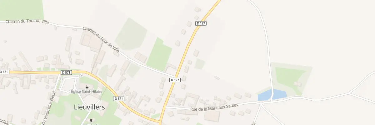 Plan du 167 Rue du 34e Bataillon de Chars à Lieuvillers