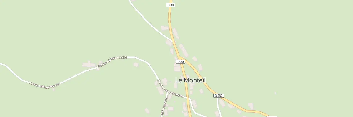 Plan du 5184 Le Bourg au Monteil