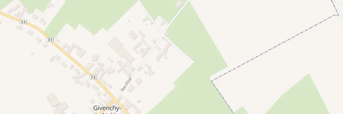 Plan du 11 Rue d’Izel à Givenchy-le-Noble