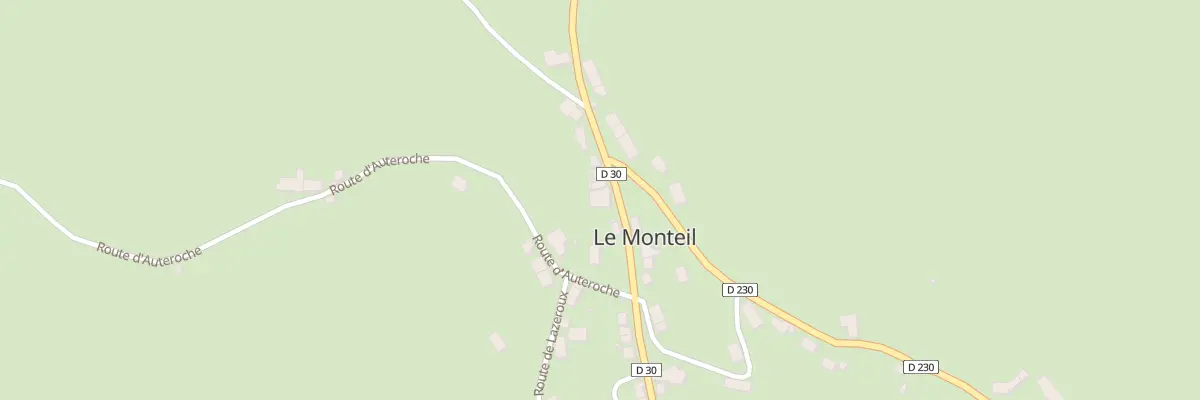 Plan du 3 Rte de Saignes au Monteil