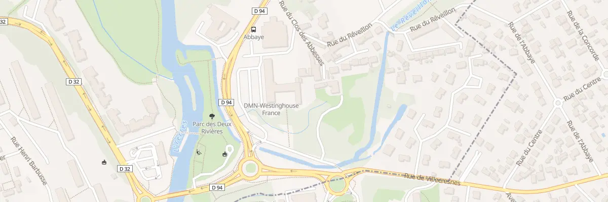Plan du 9001 Rue du Clos des Abbesses à Yerres