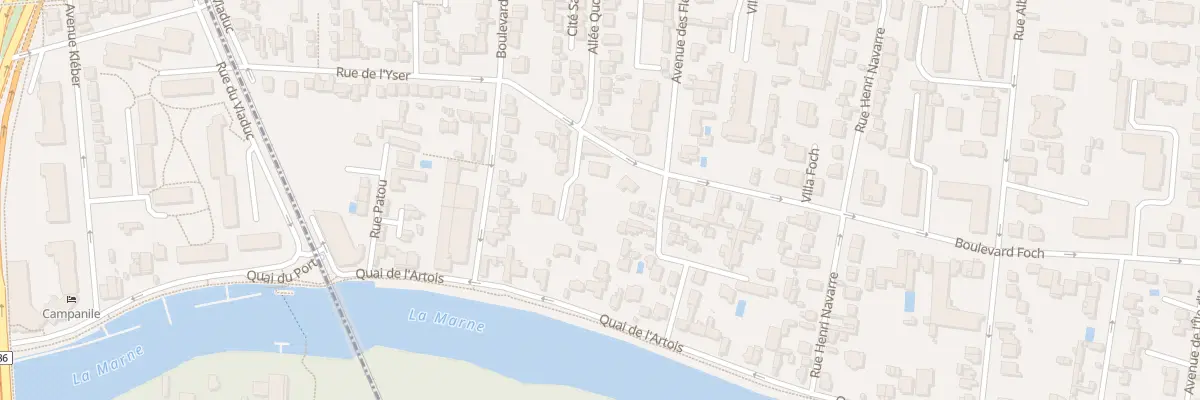 Plan du 10 Bd Foch au Perreux-sur-Marne