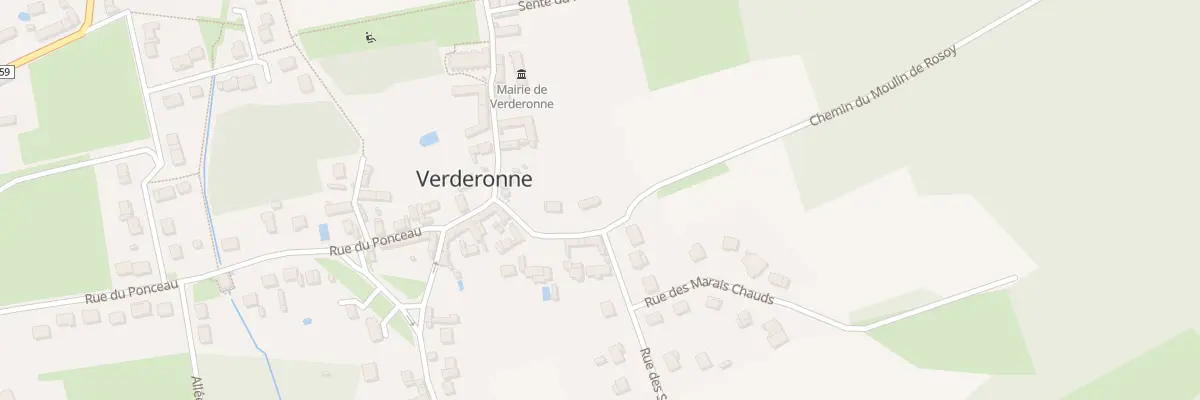 Plan du 3 Rue des Sablons à Verderonne