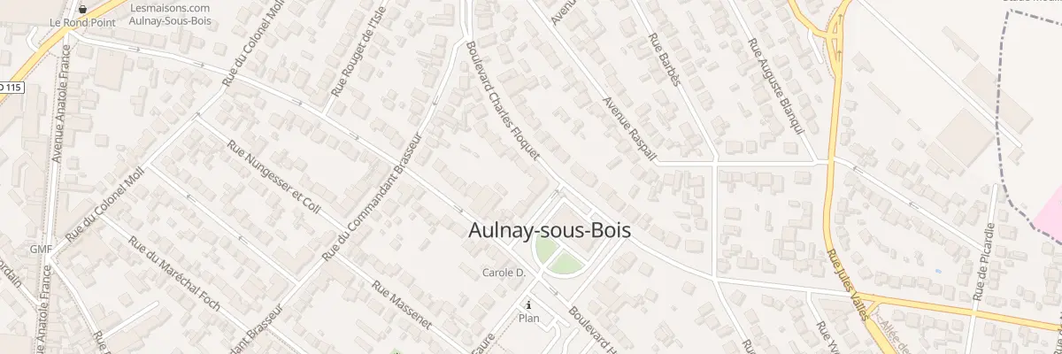 Plan du 24 Bd Charles Floquet à Aulnay-sous-Bois