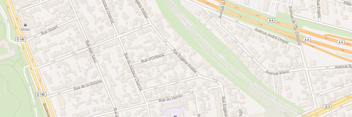 Plan du 35B Rue Eugène Pottier à Champigny-sur-Marne