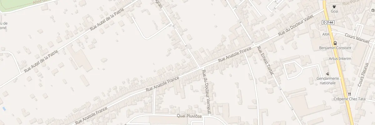 Plan du 44 Rue Anatole France à Saint-Amand-Montrond