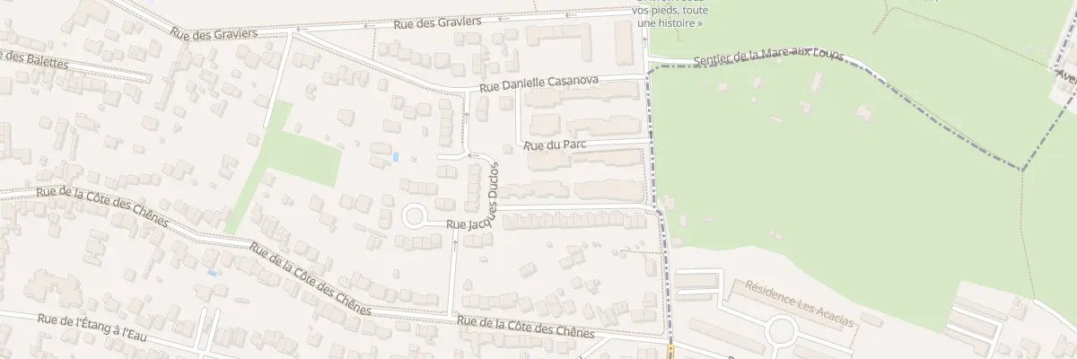 Plan du 8 Rue du Parc à Rosny-sous-Bois