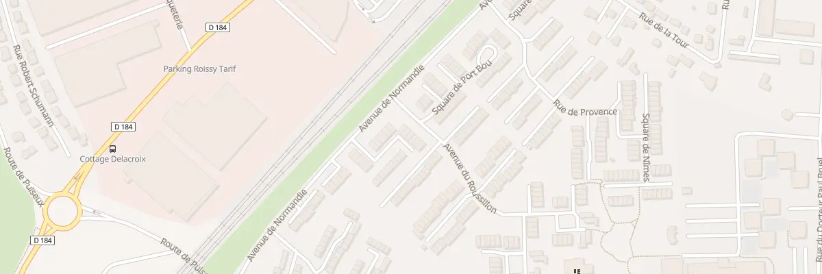 Plan du 17 Sq de Cherbourg à Louvres
