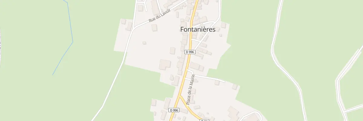 Plan du 15 Rte de Montluçon à Fontanières