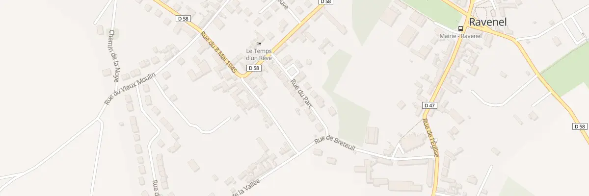 Plan du 16 Rue du Parc à Ravenel