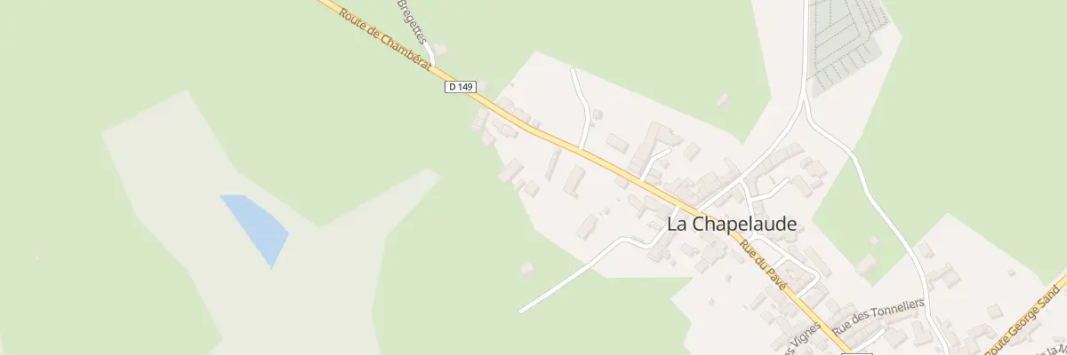 Plan du 49 Rue du Pavé à La Chapelaude