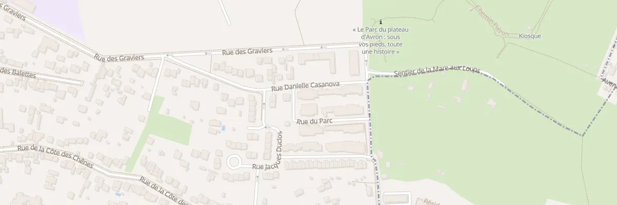 Plan du 7 Rue du Parc à Rosny-sous-Bois