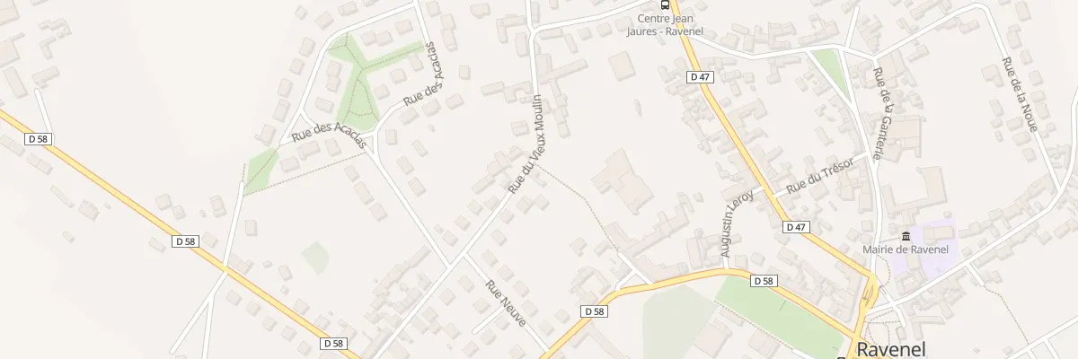 Plan du 8 Rue du Vieux Moulin à Ravenel