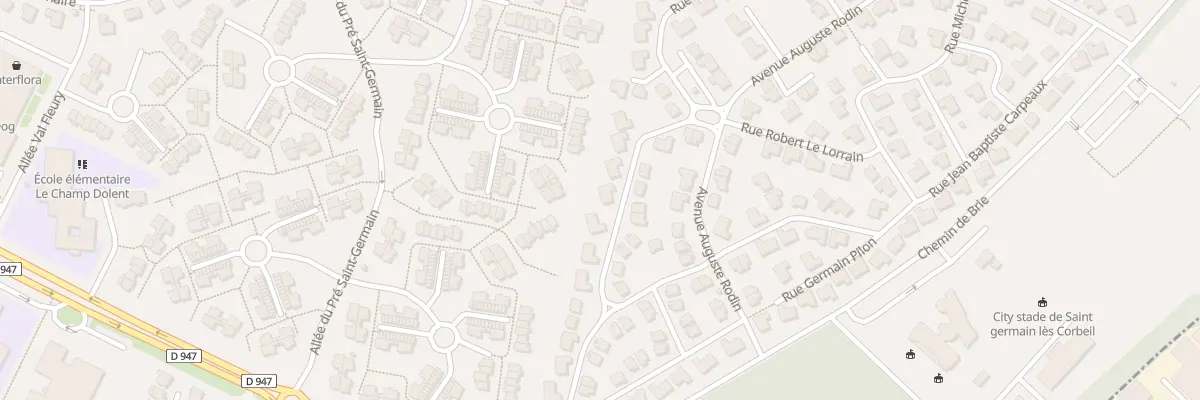 Plan du 8 Rue François Rude à Saint-Germain-lès-Corbeil