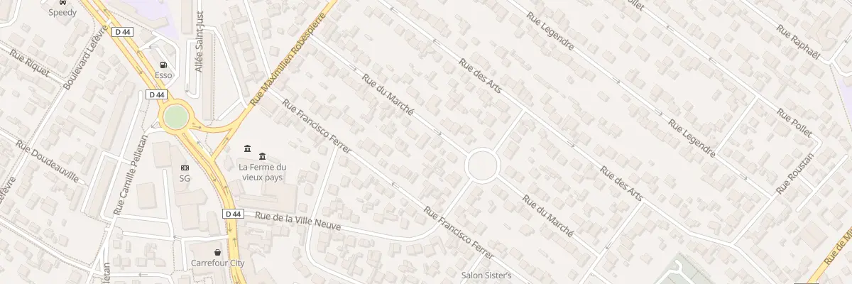 Plan du 32 Rue du Marché à Aulnay-sous-Bois