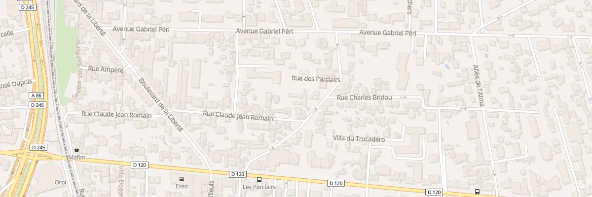 Plan du 71 Rue Claude Jean Romain au Perreux-sur-Marne