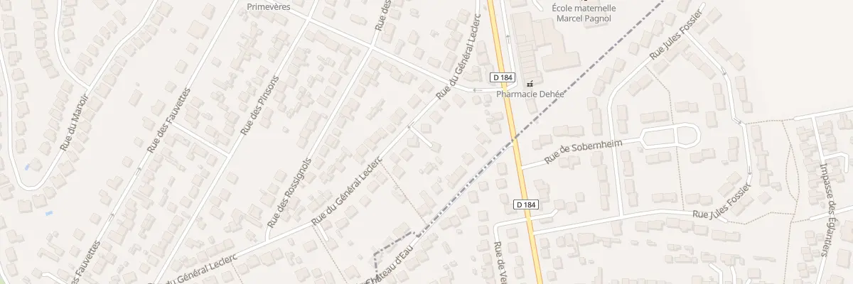 Plan du 17 Rue du Général Leclerc à Puiseux-en-France