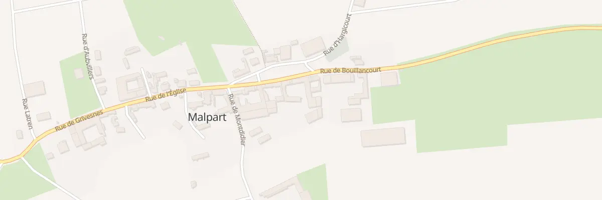 Plan du 7 Rue de Bouillancourt à Malpart