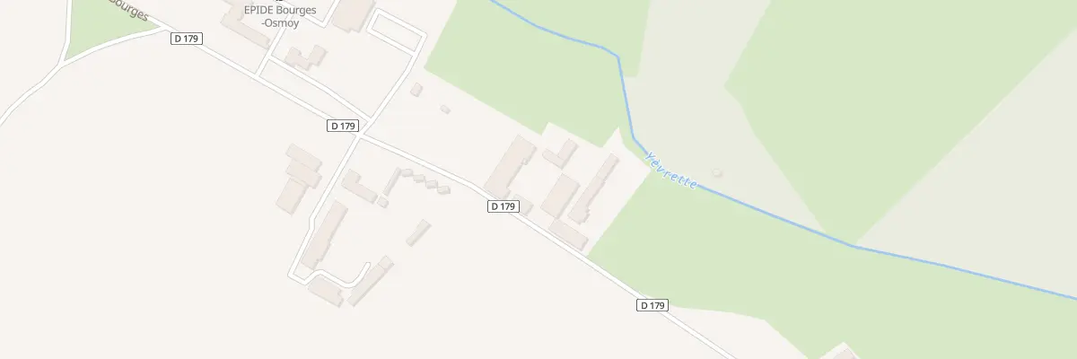 Plan du 1840 Rte de Bourges à Osmoy