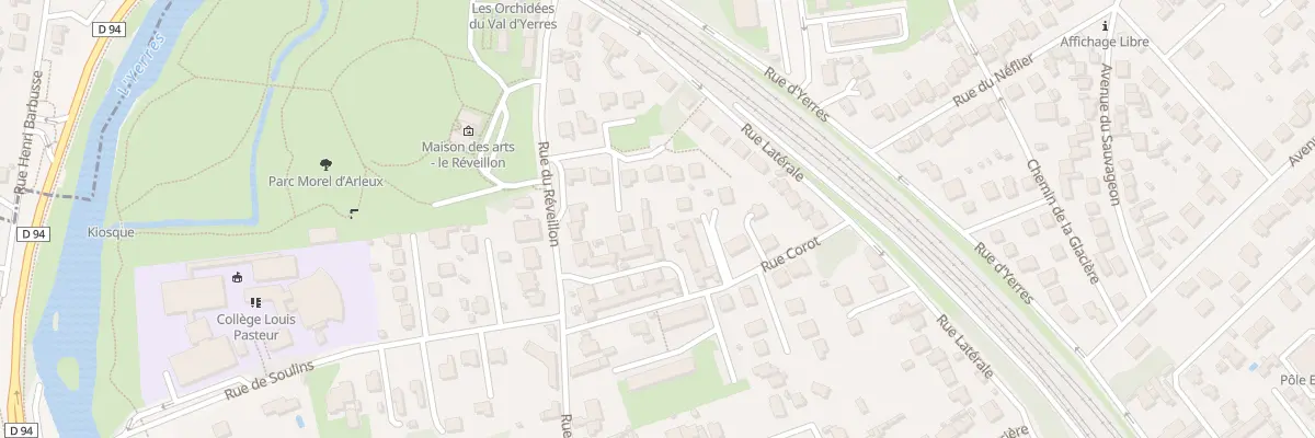 Plan du 8B Voie Nouvelle à Brunoy