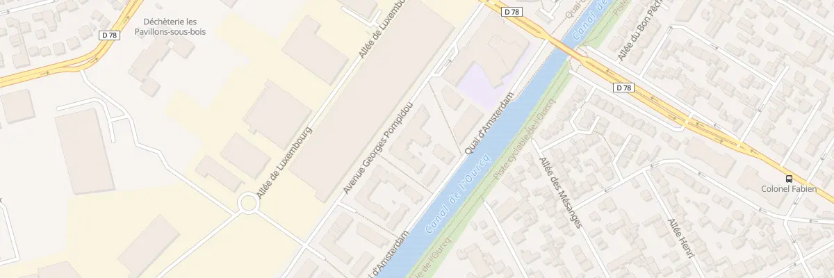 Plan du 9 Av Georges Pompidou aux Pavillons-sous-Bois
