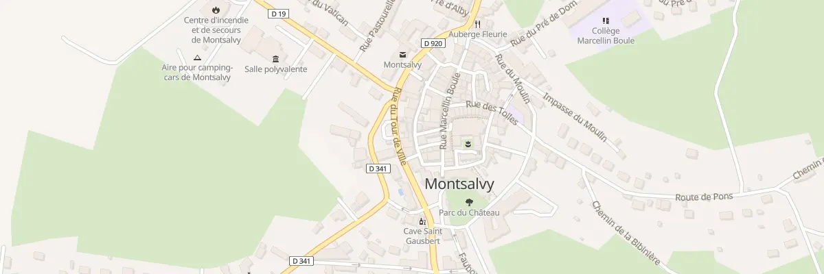 Plan du 3 Rue Basse des Remparts à Montsalvy