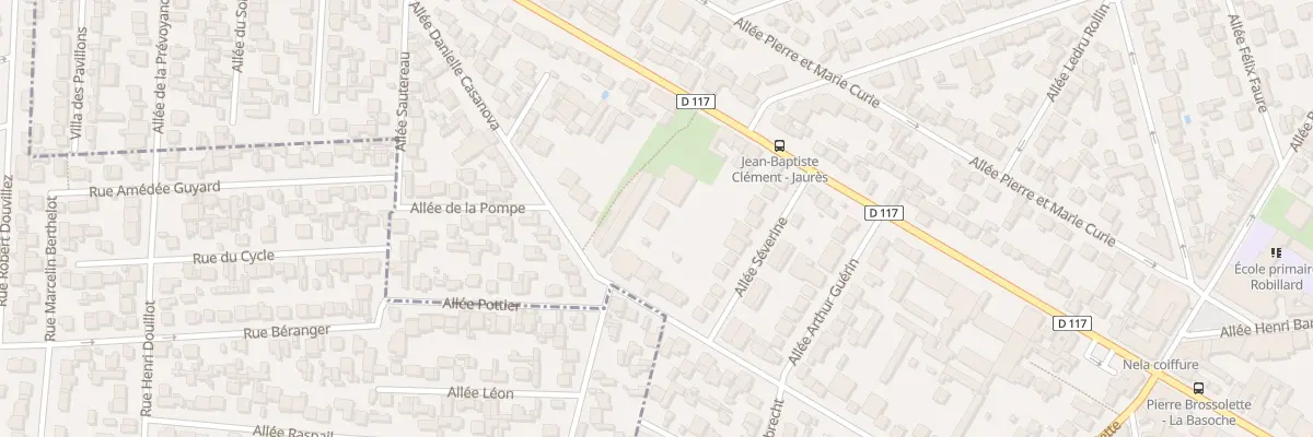 Plan du 81B All Danielle Casanova aux Pavillons-sous-Bois