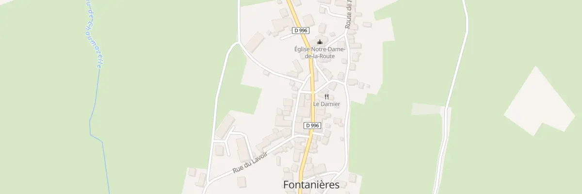 Plan du 5 Rue de la Liberte à Fontanières
