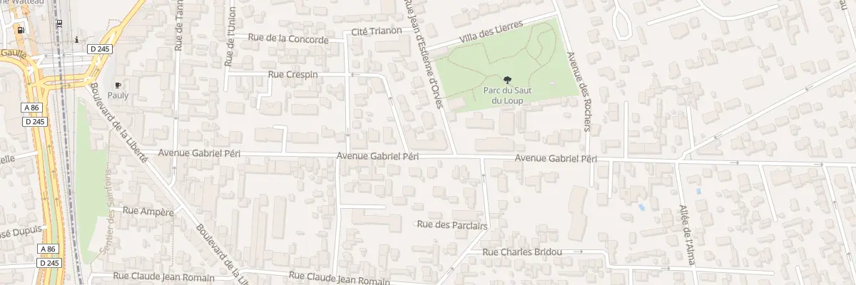 Plan du 43 Av Gabriel Péri au Perreux-sur-Marne