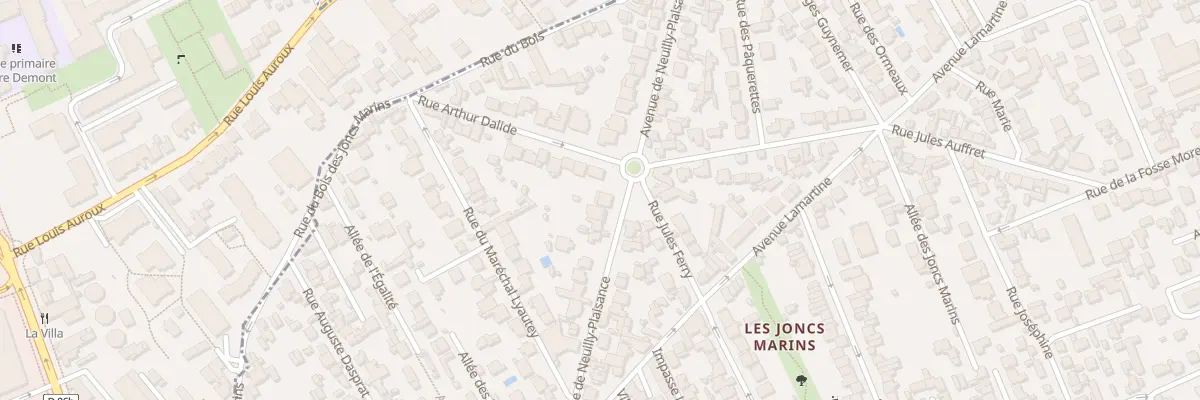 Plan du 23 Av de Neuilly-Plaisance au Perreux-sur-Marne