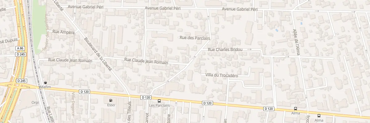 Plan du 69 Rue Claude Jean Romain au Perreux-sur-Marne