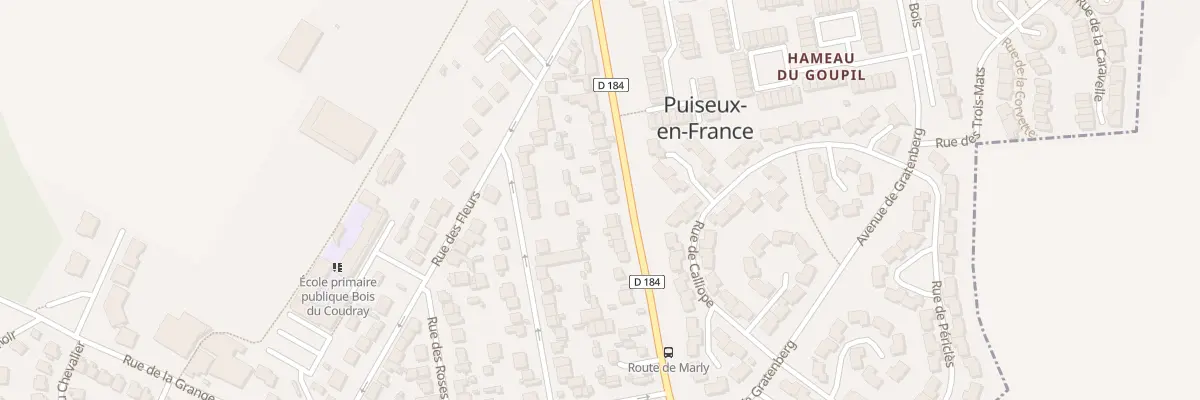 Plan du 20 Rte de Marly à Puiseux-en-France