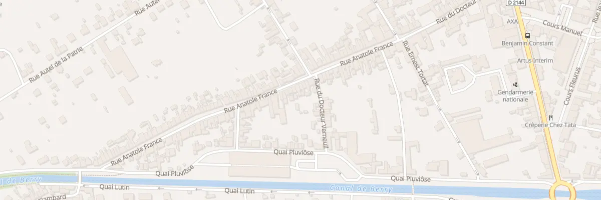 Plan du 47 Rue Anatole France à Saint-Amand-Montrond