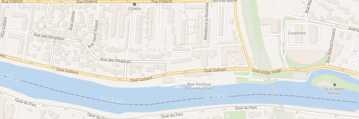 Plan du 213 Quai Galliéni à Champigny-sur-Marne