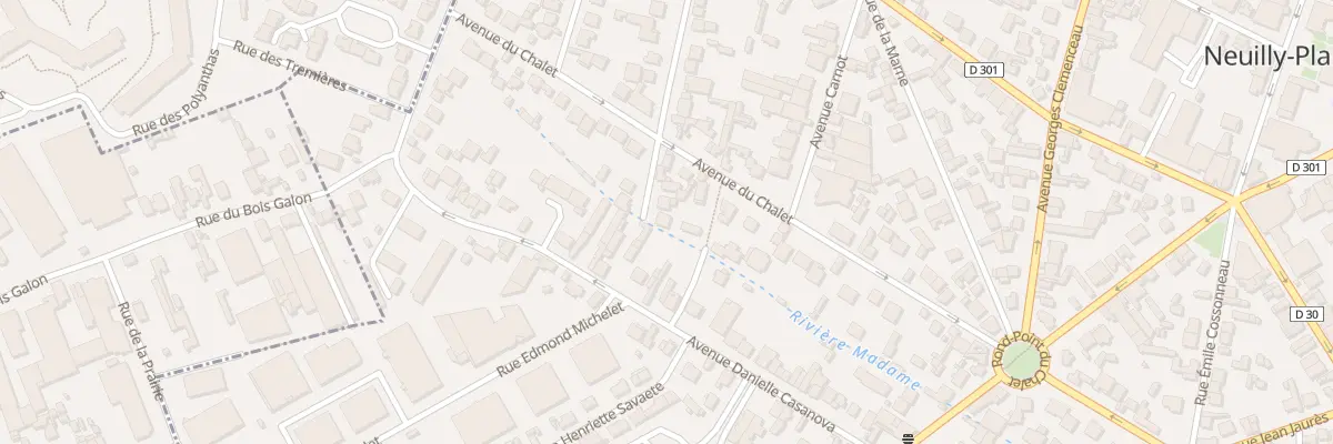 Plan du 31 Rue Gaston à Neuilly-Plaisance
