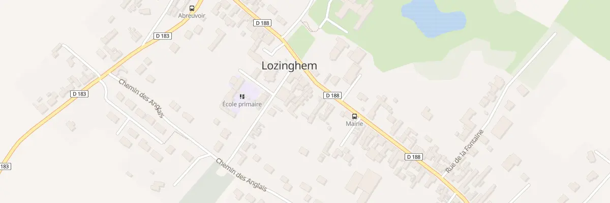 Plan du 33 Rue Joseph Carlier à Lozinghem