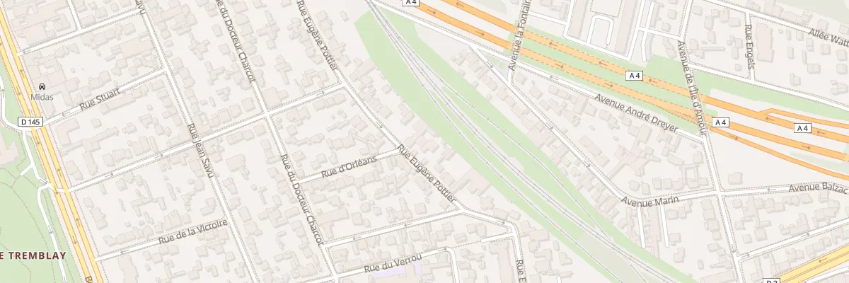 Plan du 44 Rue Eugène Pottier à Champigny-sur-Marne