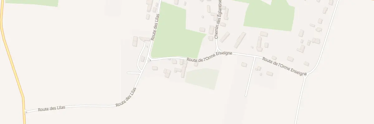 Plan du 11 Rte de l’Orme Enseigne à Soulangis