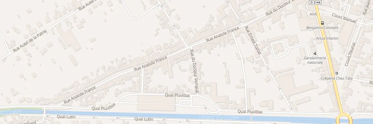Plan du 43 Rue Anatole France à Saint-Amand-Montrond