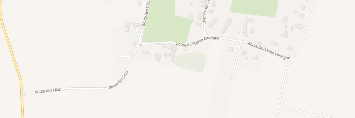 Plan du 13 Rte de l’Orme Enseigne à Soulangis