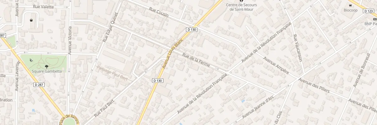 Plan du 28 Rue de la Ferme à Saint-Maur-des-Fossés