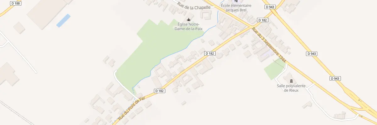 Plan du 11 Rue du Pont de Fer à Lillers