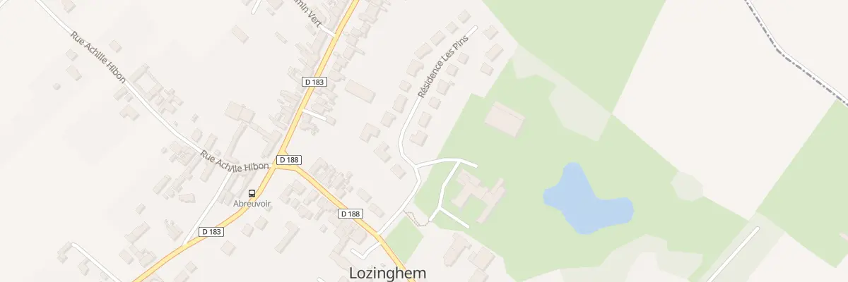 Plan du 80 Res les Pins Rue J Carlier à Lozinghem