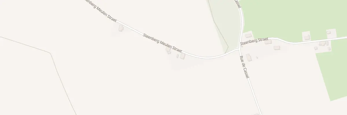 Plan du 189 Steenberg Meulen Straet à Hondeghem