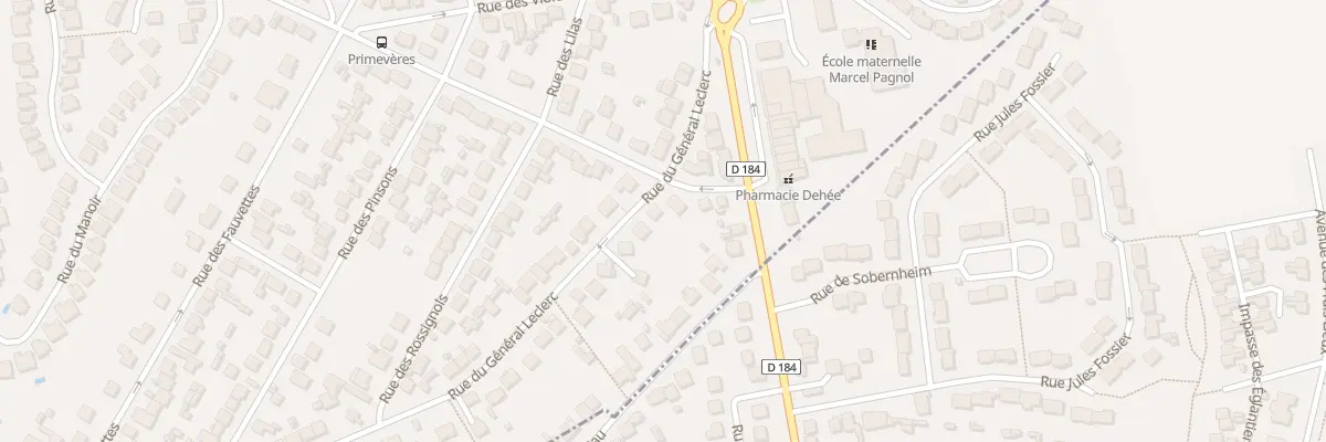 Plan du 9 Rue du Général Leclerc à Puiseux-en-France