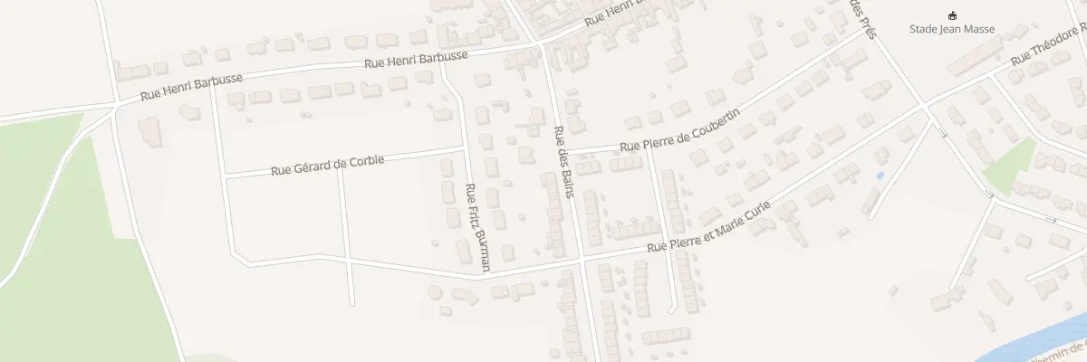 Plan du 4 Rue des Bains à Corbie
