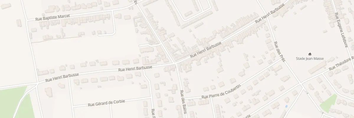 Plan du 72 Rue Henri Barbusse à Corbie